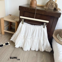 CHÂN VÁY NƠ XOÈ TẦNG(xả 65k)