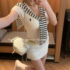 ÁO LEN KÈM KHĂN CỔ NỮ