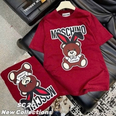 ÁO PHÔNG ĐỎ GẤU MOSCHI NỮ