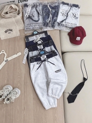 SET 3 QUẦN DÀI NỈ 2 DA TONE TRẮNG XÁM THAN BÉ TRAI