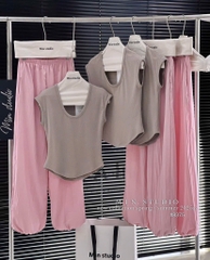 SET BỘ ÁO ZIP QUẦN GIÓ NỮ
