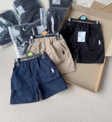 SET 3 QUẦN ĐÙI KAKI THÊU NGỰA BÉ TRAI