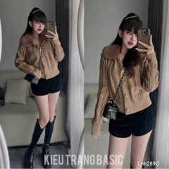 ÁO LEN NỮ CỔ LÔNG Q.C THU ĐÔNG HOT HIT SẴN