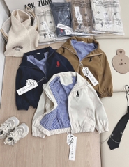 ÁO KAKI 2 LỚP CHO BÉ TRAI THÊU NGỰA