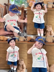 SET 3 ÁO PHÔNG TỰ XÚC CƠM - TỰ ĐÁNH RĂNG - TỰ THAY ĐỒ BÉ TRAI BÉ GÁI