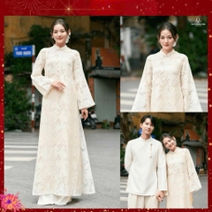 SET ÁO DÀI 4 TÀ MÀU KEM CAO CẤP NỮ 2026