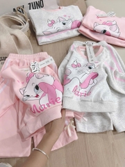 BỘ DÀI NỈ HAI DA MÈO MARIE HỒNG XÁM BÉ GÁI