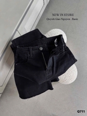 QUẦN JEANS NỮ ĐEN LOE SẴN (XẢ 89k)