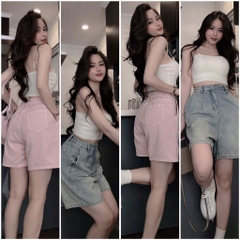QUẦN JEANS CHUN SAU NỮ