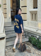 ÁO PHÔNG CỘC ACME XANH THAN MẸ CON
