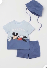 BỘ CỘC MICKEY XANH KÈM MŨ BÉ TRAI SẴN( xả 69k)