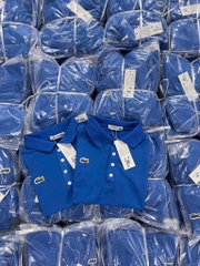 ÁO POLO LACOSTE THÊU CÁ SẤU XANH DƯƠNG NỮ SẴN (XẢ 55k)