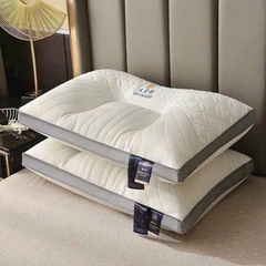 ĐỒ PHÒNG NGỦ - CẶP GỐI SPA CHỐNG ĐAU VAI GÁY VIỀN XÁM