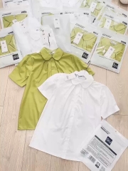 ÁO SƠ MI GU LI XẾP CỔ SEN( XẢ 60k)