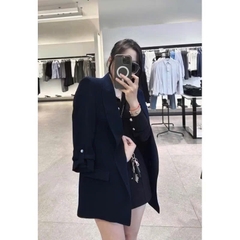ÁO VEST NỮ TAY XẾP LI ZARA LnH THU ĐÔNG (SALE 170k)
