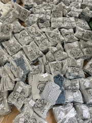 SET DÀI ÁO KẺ MIX GHILE XÁM QUẦN BÒ BÉ TRAI