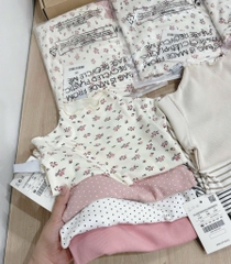 SET 4 ÁO ZIP GIỮ NHIỆT DÀI TAY BÉ GÁI