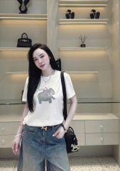 SET NGỐ JEANS NỮ CHÂN RUA MIX PHÔNG GIẤY VOI SẴN