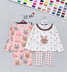 SET 2 BỘ DÀI THỎ HOA NHÍ TONE HÀN QUỐC BÉ GÁI
