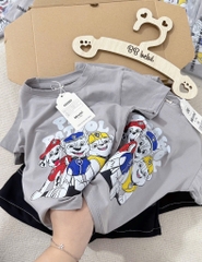 SET BỘ CHÚ CHÓ CỨU HỘ XÁM BÉ TRAI (SALE 59k)