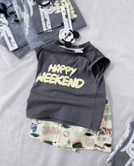 SET CỘC WEEKEND XÁM BÉ TRAI (xả 59k )