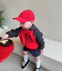 ÁO KHOÁC GIÓ DÀI TAY CHO BÉ 6 MÀU SẴN
