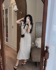 VÁY DÁNG DÀU FORM SUÔNG THÊU NGỰA NỮ
