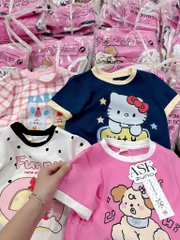 SET 4 ÁO BÉ GÁI NHIỀU MÀU SIÊU XINH