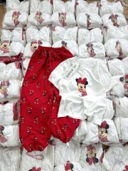 SET ÁO MICKEY QUẦN ĐỎ NỮ (GIÁ GIẢM)