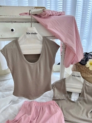 SET BỘ ÁO ZIP QUẦN GIÓ NỮ