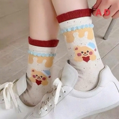 ĐỒ LÓT - SET 10 ĐÔI TẤT HOẠ TIẾT CUTE