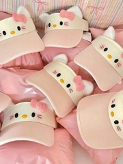 ĐỒ GIA DỤNG - MŨ HELLO KITTY HỒNG BÉ GÁI