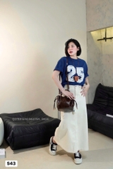 CHÂN VÁY BÒ NỮ PNB TRẮNG GẠO HOT HITTT SẴN