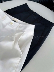 QUẦN SUÔNG 2 MÀU ĐEN TRẮNG NỮ