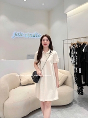 VÁY POLO SUÔNG 2 MÀU BASIC NỮ SẴN (SALE 79k)