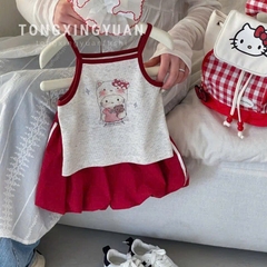 SET HAI DÂY KITY TONE ĐỎ BÉ GÁI