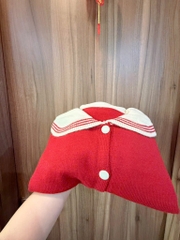 ÁO LEN CARDIGAN 2 MÀU CỔ THUỶ THỦ NỮ THU ĐÔNG SẴN