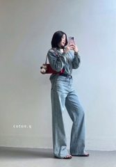 QUẦN BÒ NỮ SUÔNG CẠP ĐẬM
