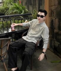 ÁO DÀI TAY THU ĐÔNG THÊU NGỰA NAM