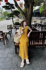 SET ÁO CHÂN VÁY LEN VÀNG NỮ
