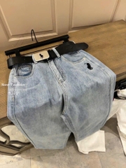 QUẦN JEAN SUÔNG THÊU NGỰA 3 MÀU NỮ SẴN (SALE 97k)