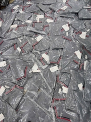 ÁO POLO LEN XÁM VIỀN SỌC NỮ SẴN ( SALE 110k)