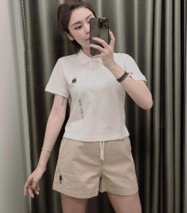 ÁO POLO THÊU GẤU SPAO KOREA NỮ SẴN (sale 115k)