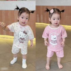 SET 2 BỘ MICKEY TONE HỒNG BÉ GÁI SẴN (XẢ 95k)