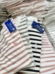 ÁO PHÔNG NỮ KẺ SỌC THÊU POLO 3M NEW(xả 48k)