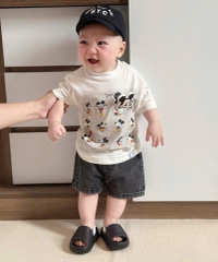 SET BỘ ÁO THUN MICKEY QUẦN ĐÙI BÒ BÉ TRAI(XẢ 59k)