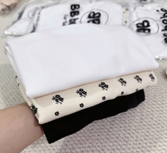 SET 3 ÁO ZIP DÀI TAY ĐEN TRẮNG HOA NHÍ BÉ GÁI (SALE 89k)