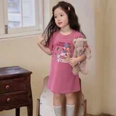 SET 3 VÁY HOẠ TIẾT GẤU BÉ GÁI (SALE 99k)