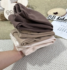 SET 3 QUẦN DÀI LEGGING LÓT LÔNG NÂU BE ĐẬM NHẠT BÉ TRAI BÉ GÁI SẴN