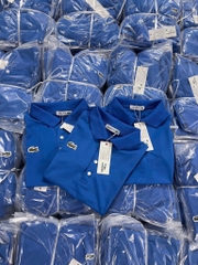ÁO POLO LACOSTE THÊU CÁ SẤU XANH DƯƠNG NỮ SẴN (XẢ 55k)